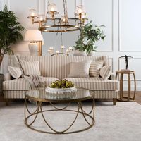 Osmond Square Mirror Burnt Gold