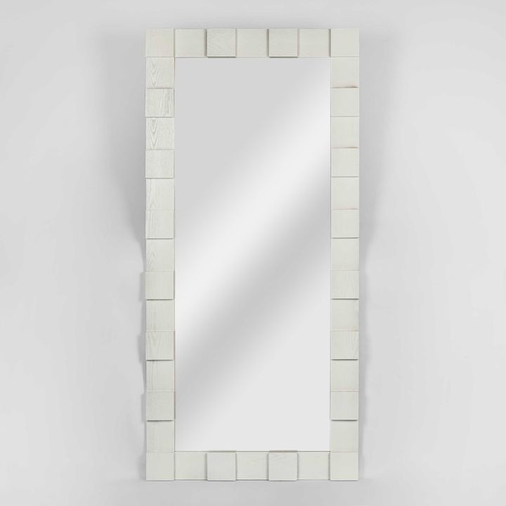 Monument Floor Mirror White