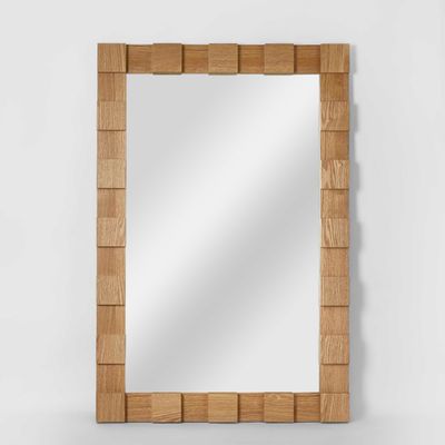 Monument Wall Mirror Oak