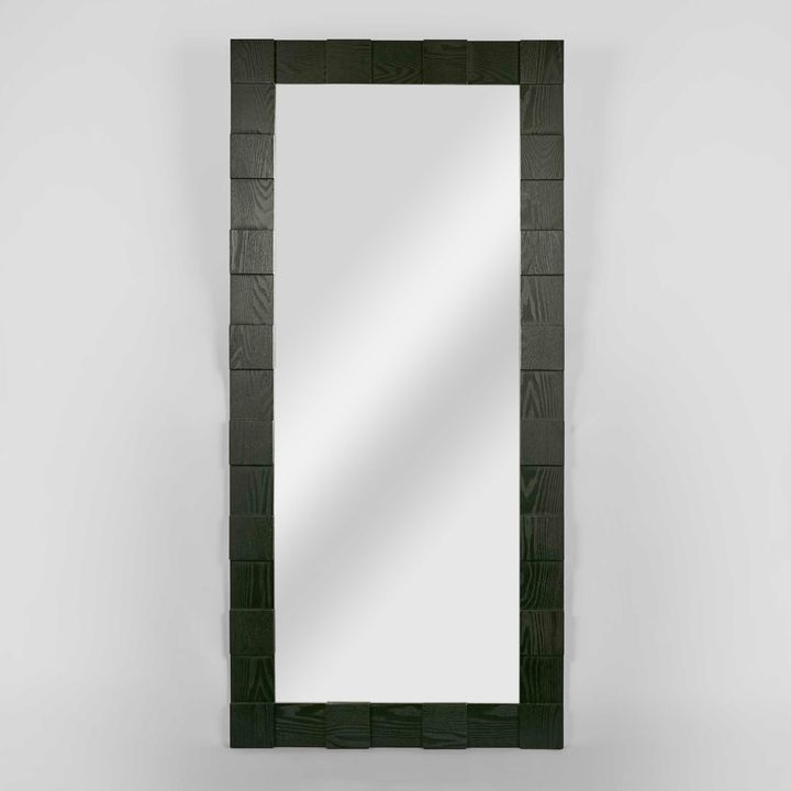 Monument Floor Mirror Black