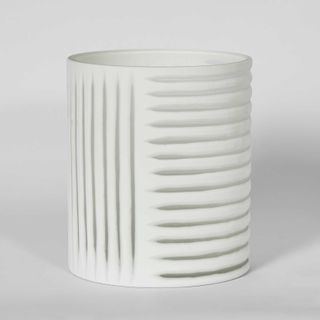 Hollis Vase Wide White