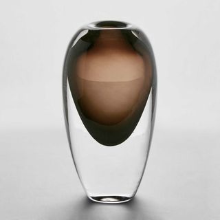 Jaylen Vase Tall  Amber