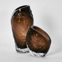 Rook Vase Small Amber