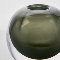 Jaylen Vase Round Smoke