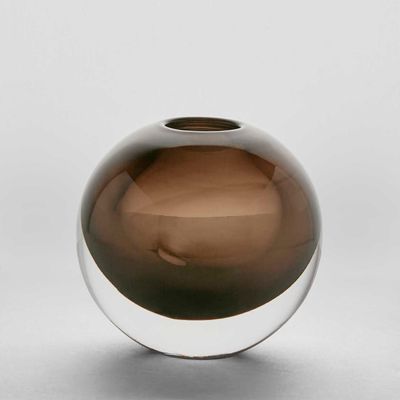 Jaylen Vase Round Amber