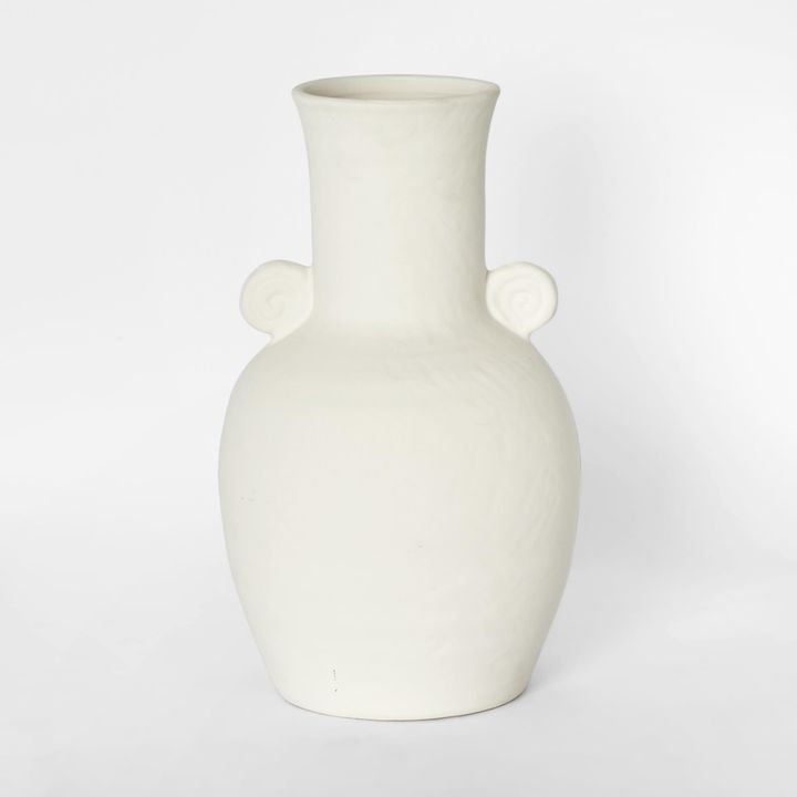 Cleo Vase White Medium