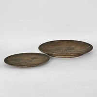 Mae Terracotta Brown Plate Large