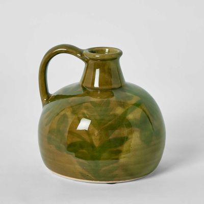 Mae Terracotta Green Bottle