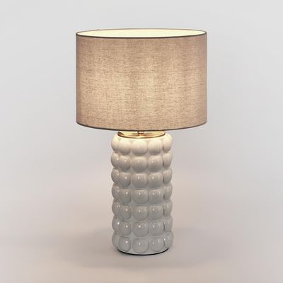 Condotti White Table Lamp & Shade