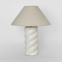 Twist Column Lamp & Shade