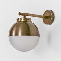 Carrington Outdoor Wall Light Antique Brass