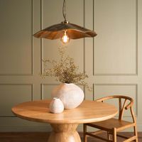 Melville Ceiling Pendant Hammered Antique Brass