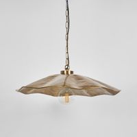 Melville Ceiling Pendant Hammered Antique Brass