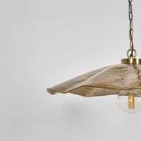 Melville Ceiling Pendant Hammered Antique Brass