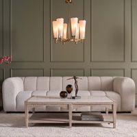 St Germain Chandelier  Antique Brass