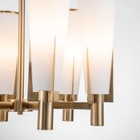 St Germain Chandelier  Antique Brass