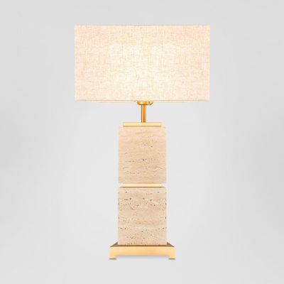 Ashley Travatine Table Lamp with shade