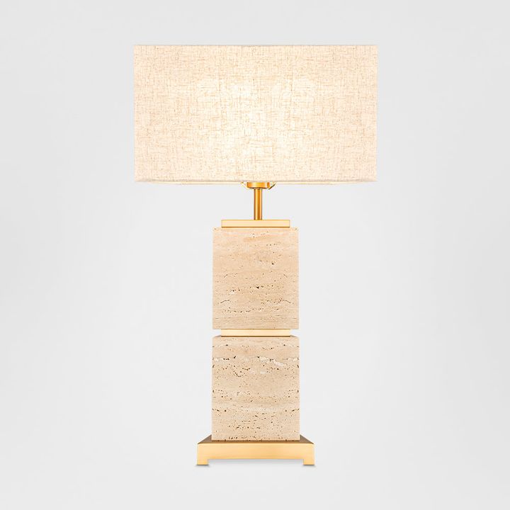 Ashley Travatine Table Lamp with shade