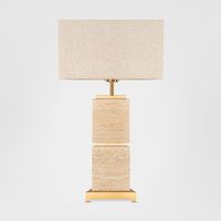 Ashley Travatine Table Lamp with shade