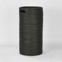 Paume Rattan Umbrella Stand Black