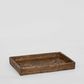 Paume Rattan Tidy Tray Antique Brown