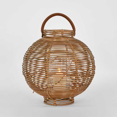 Eva Rattan Lantern Small