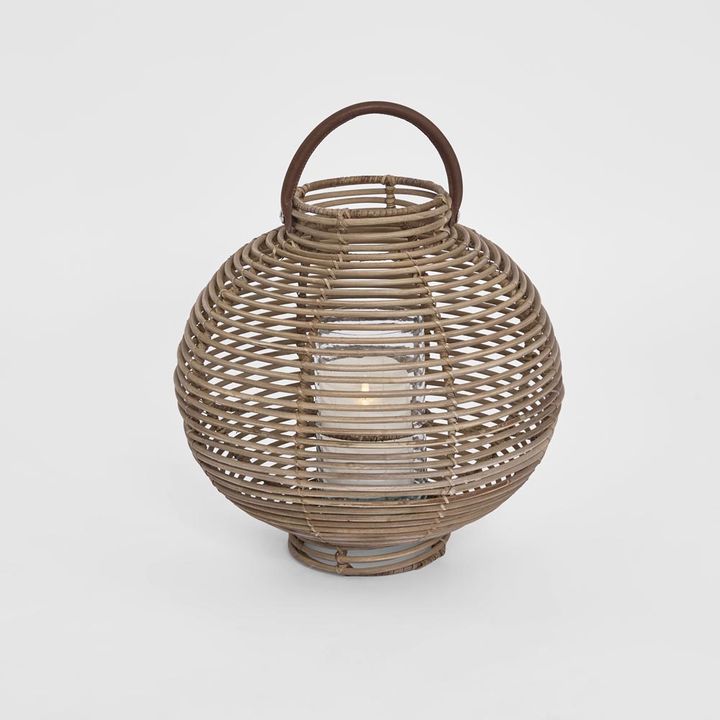 Eva Rattan Lantern Small
