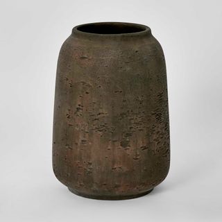 Landis Straight Vase Earth Brown