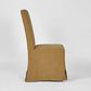 Ville Dining Chair Slip Cover Linen Nutmeg
