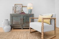 Bobbin Oak ArmChair Natural/Linen