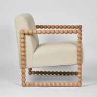 Bobbin Oak Chair Natural/Linen