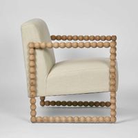 Bobbin Oak ArmChair Natural/Linen