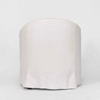 Ville Armchair Slip Cover Linen White