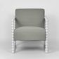 Bobbin Oak Chair White/Seafoam
