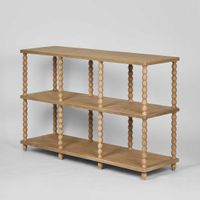 Bobbin Oak Console Natural 140cm