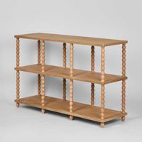 Bobbin Oak Console Natural 140cm