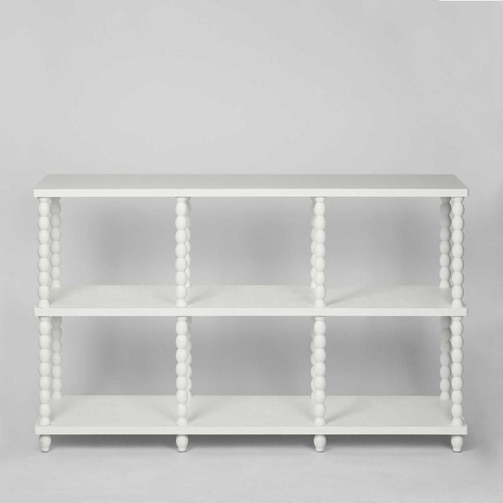 Bobbin Oak Console White 140cm