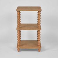 Bobbin Oak Side Table Natural