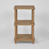 Bobbin Oak Side Table Natural