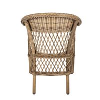 Marco Aluminium Synthetic Wicker Chair Natural -Outdoor