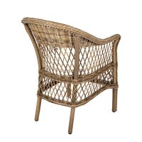 Marco Aluminium Synthetic Wicker Chair Natural -Outdoor