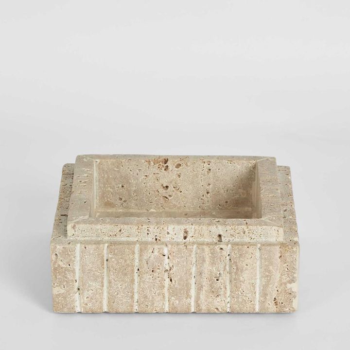 Trey Travertine Box