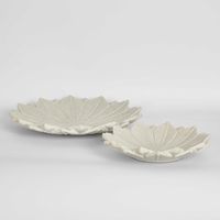 Perin Marble Flower Bowl Large White