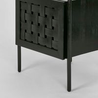 Weave Bedside Black