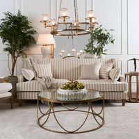 Palais Round Coffee Table Gold