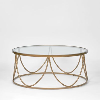 Palais Round Coffee Table Gold