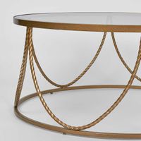 Palais Round Coffee Table Gold