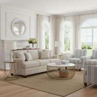 Palais Round Side Table Gold