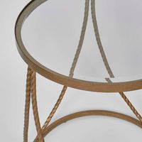 Palais Round Side Table Gold