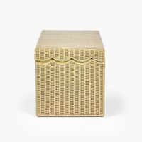 Belle Rattan Storage Bench Natural
